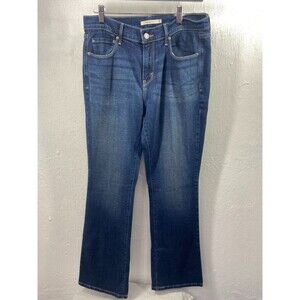LEVI'S 515 BOOTCUT WOMENS SIZE 8 X 32 STRETCH BLUE JEANS